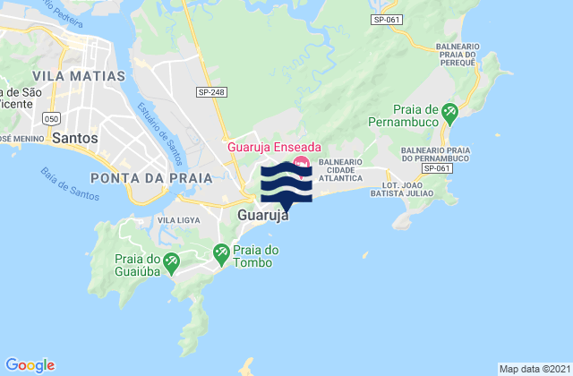 Mapa de mareas Morro do Maluf, Brazil