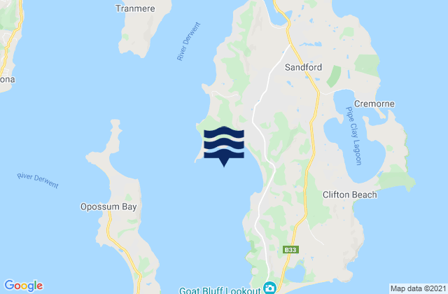Mapa de mareas Mortimer Bay, Australia
