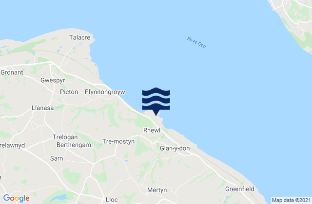 Mapa de mareas Mostyn, United Kingdom