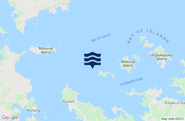 Mapa de mareas Motuarohia Island (Roberton Island), New Zealand