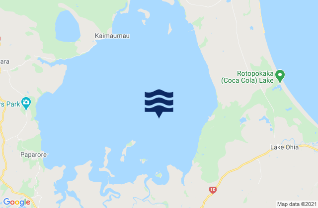 Mapa de mareas Motukaraka Island, New Zealand