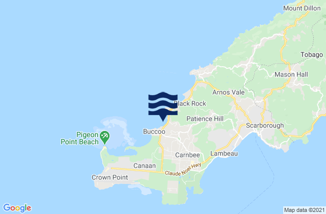 Mapa de mareas Mount Irvine, Trinidad and Tobago