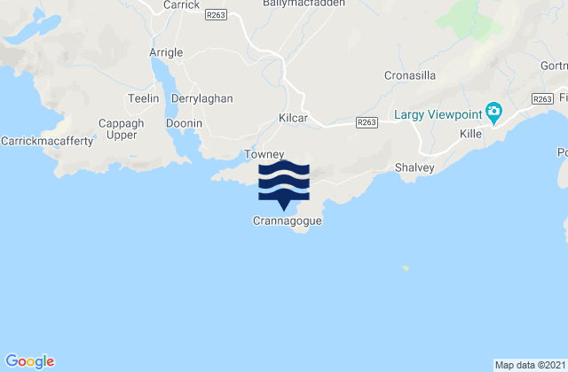 Mapa de mareas Muckros Head, Ireland