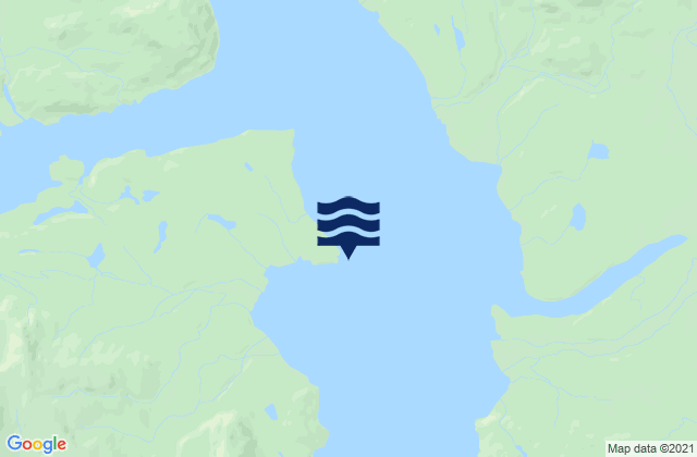 Mapa de mareas Muir Inlet Glacier Bay, United States