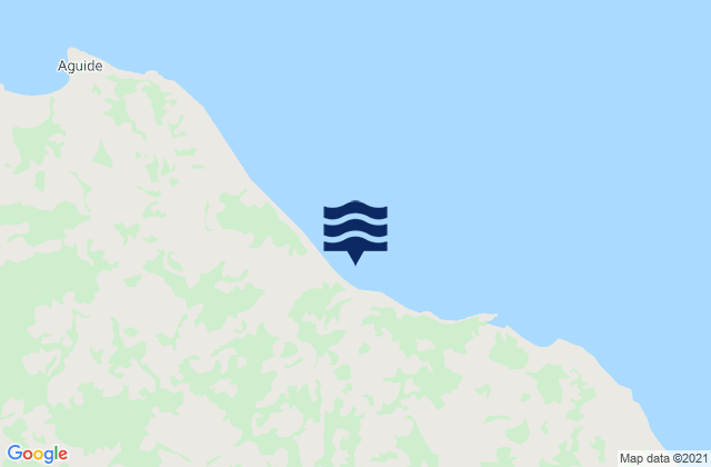 Mapa de mareas Municipio Acosta, Venezuela