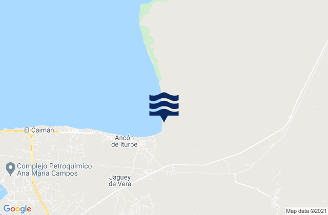 Mapa de mareas Municipio Miranda, Venezuela