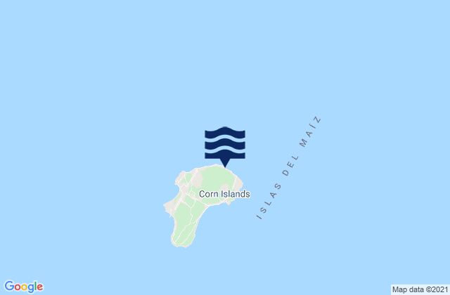 Mapa de mareas Municipio de Corn Island, Nicaragua