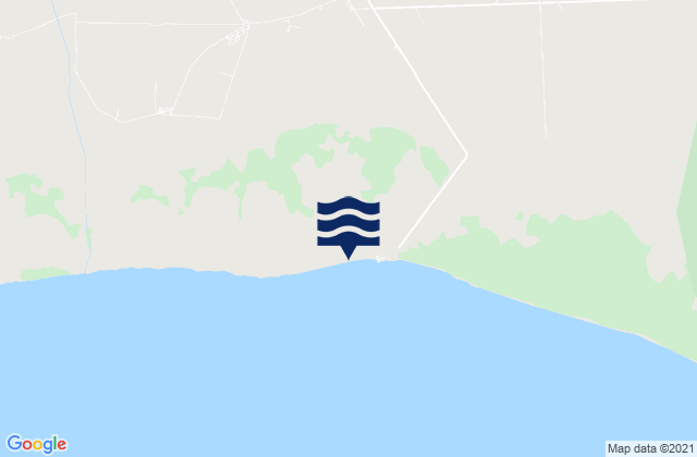 Mapa de mareas Municipio de San Nicolás, Cuba