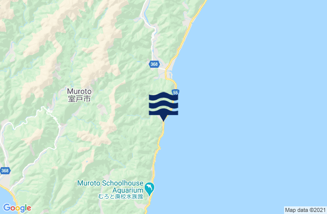 Mapa de mareas Muroto Shi, Japan