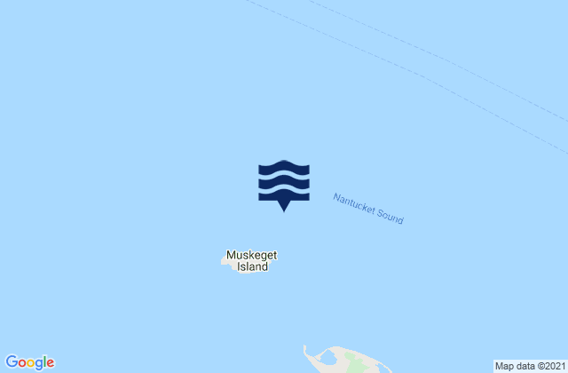 Mapa de mareas Muskeget I. channel 1 mile northeast of, United States