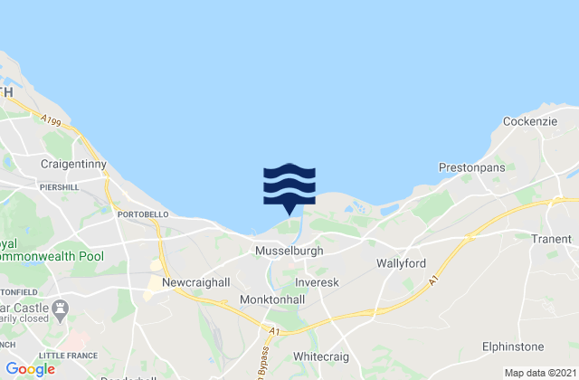 Mapa de mareas Musselburgh, United Kingdom