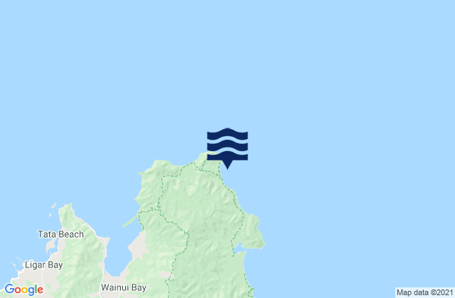 Mapa de mareas Mutton Cove Abel Tasman, New Zealand