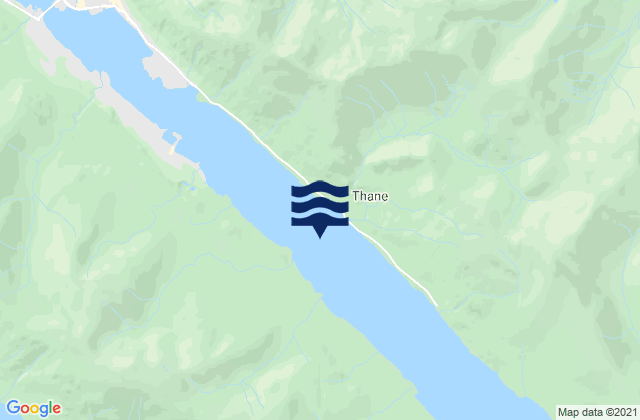 Mapa de mareas N of Ship Creek, United States
