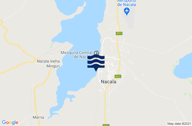 Mapa de mareas Nacala, Mozambique