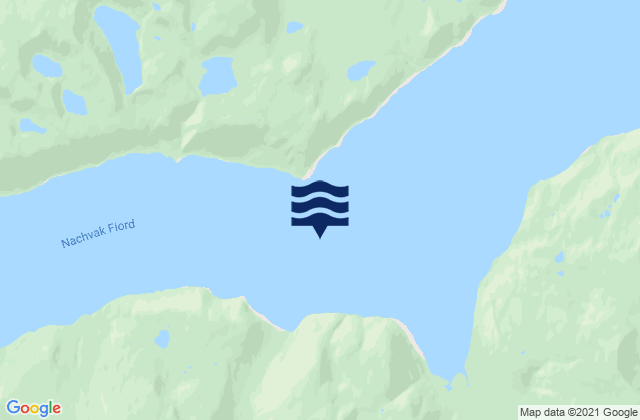 Mapa de mareas Nachvak Bay, Canada