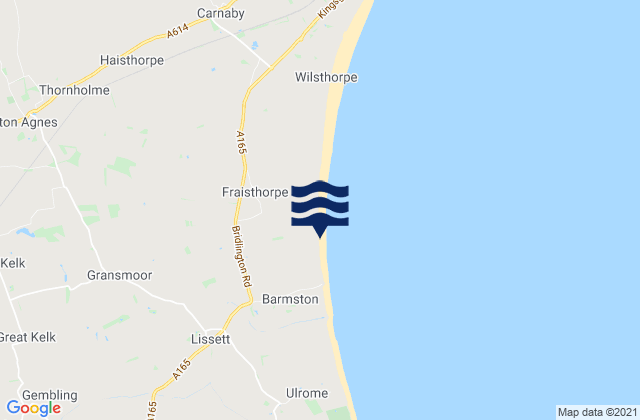 Mapa de mareas Nafferton, United Kingdom