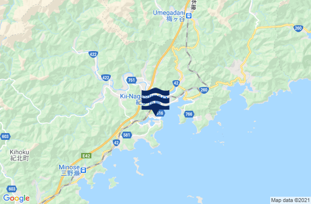 Mapa de mareas Nagasima (Mie), Japan