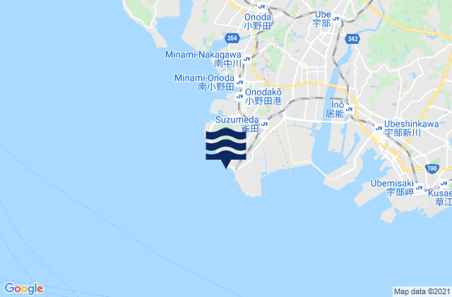 Mapa de mareas Nagatomotoyama, Japan