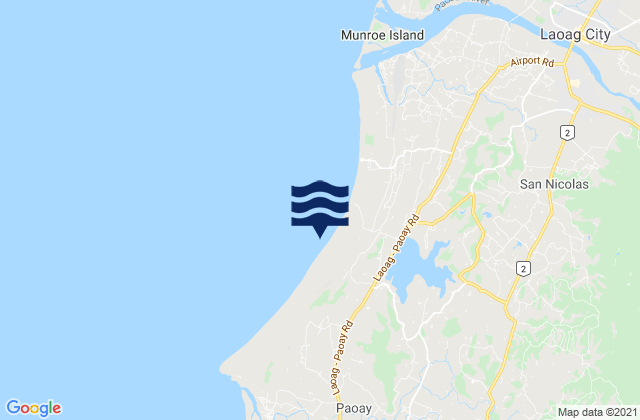 Mapa de mareas Nagbacalan, Philippines