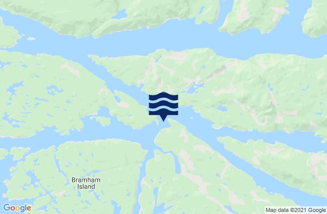 Mapa de mareas Nakwakto Rapids, Canada