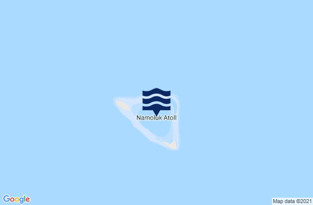 Mapa de mareas Namoluk, Micronesia