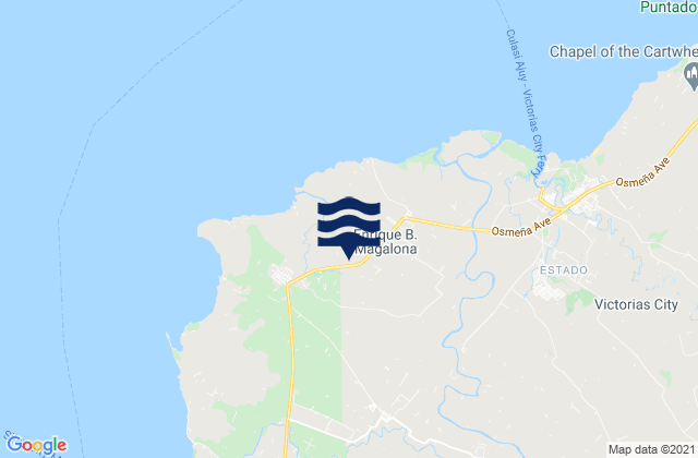 Mapa de mareas Nangka, Philippines