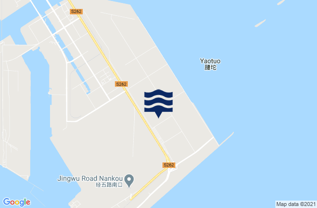 Mapa de mareas Nangoutuo, China