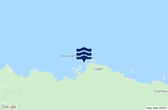 Mapa de mareas Narganá, Panama