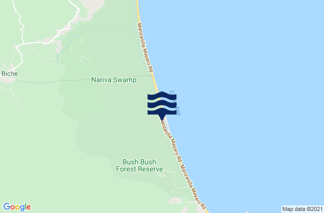Mapa de mareas Nariva River, Trinidad and Tobago