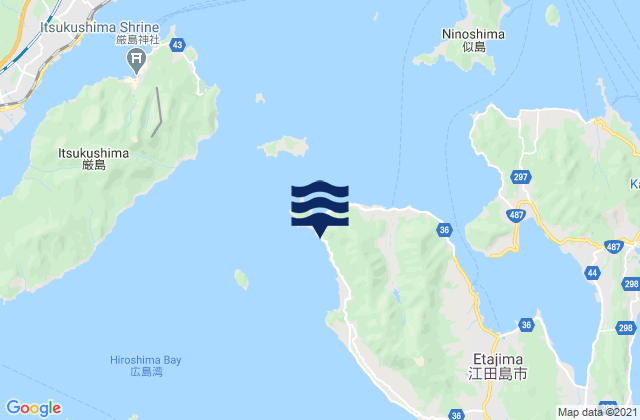 Mapa de mareas Nasami Seto, Japan