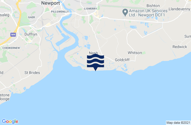 Mapa de mareas Nash, United Kingdom