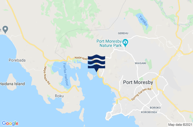 Mapa de mareas National Capital District, Papua New Guinea