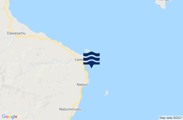 Mapa de mareas Natovi, Fiji