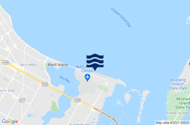 Mapa de mareas Naval Air Station, United States
