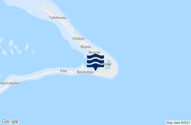 Mapa de mareas Nawerewere Village, Kiribati