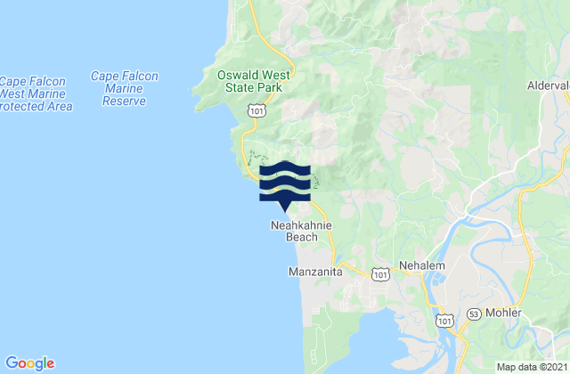 Mapa de mareas Neakahine Point, United States