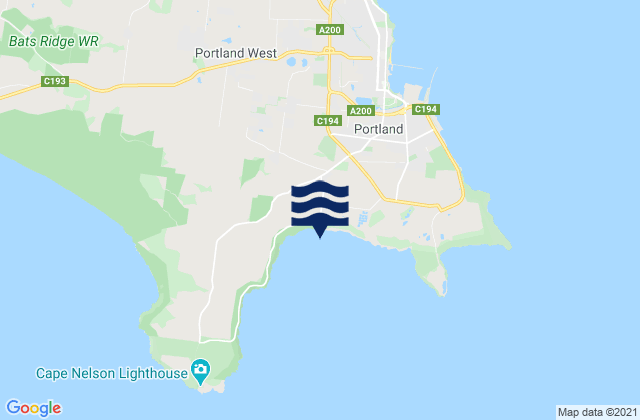 Mapa de mareas Nelson Bay, Australia