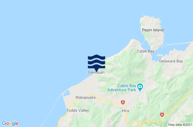 Mapa de mareas Nelson City, New Zealand