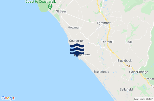 Mapa de mareas Nethertown Beach, United Kingdom