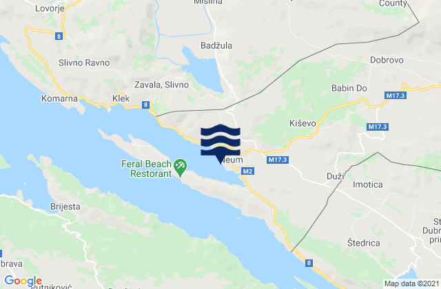 Mapa de mareas Neum, Bosnia and Herzegovina