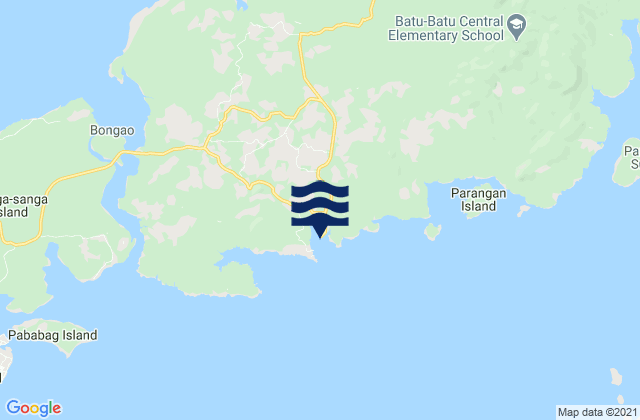 Mapa de mareas New Batu Batu, Philippines