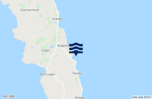 Mapa de mareas New England Bay, United Kingdom