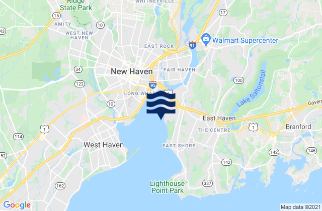 Mapa de mareas New Haven Harbor New Haven Reach, United States