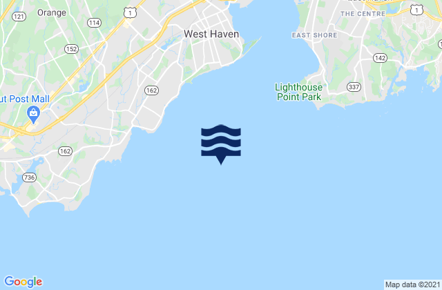 Mapa de mareas New Haven Lighthouse, United States