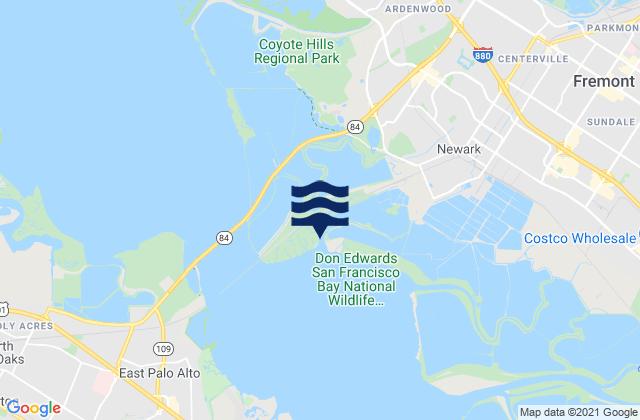 Mapa de mareas Newark Slough, United States