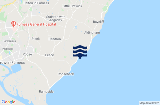Mapa de mareas Newbiggin Beach, United Kingdom