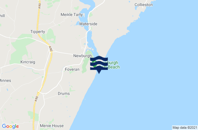 Mapa de mareas Newburgh Beach, United Kingdom