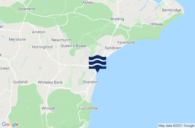 Mapa de mareas Newchurch, United Kingdom