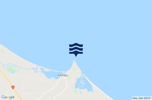 Mapa de mareas Newdicks Beach, New Zealand