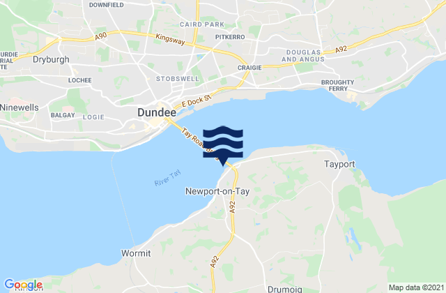 Mapa de mareas Newport-on-Tay, United Kingdom